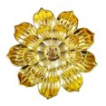 thumbnail image 1 of Bûche en Forme de Lotus pour Bâtons d'Encens Réalistes Décoration Maison Or, 1 of 9