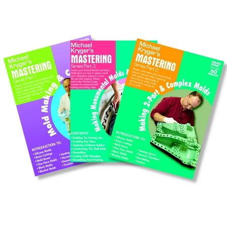 Mastering Mold Making Series - Set of 3 DVDs by ArtMolds