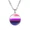Genderfluid, variant on Unisex Alloy 18mm Simple Round Cool Colorful Stripes Bisexual Flag LGBT Gay Pendant Necklace Equality Eternity Love Pride Jewelry