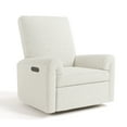 thumbnail image 3 of Art of Nursery by Storkcraft Sorrento Deluxe Power Recliner Swivel Glider, Ivory Boucle, 3 of 14