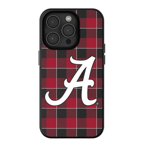 Keyscaper Alabama Crimson Tide Plaid Magnetic Bump iPhone Case