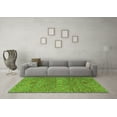 thumbnail image 3 of Ahgly Company Indoor Round Abstract Green Modern Area Rugs, 3' Round, 3 of 4