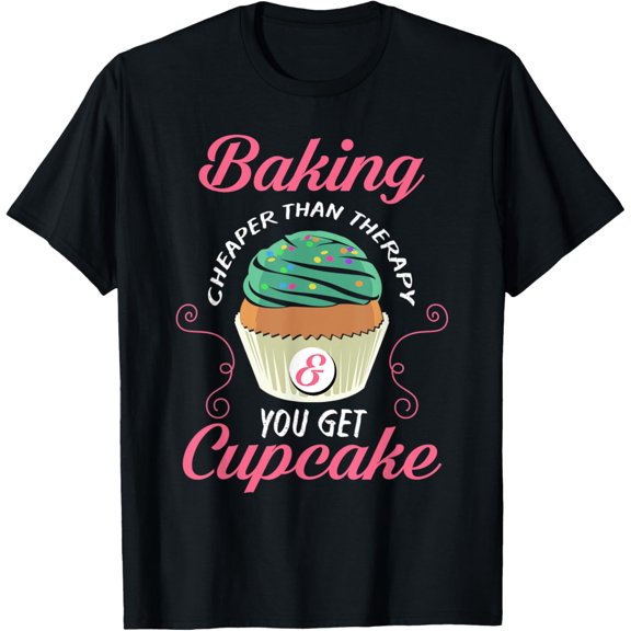 Funny Cute Baking Lover Hobby Cooking Birthday Gift T-Shirt