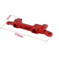 thumbnail image 3 of Soporte de cuerpo de soporte de parachoques trasero de metal Compatible con eje de carro de pista 1/6 Rc, 2, 3 of 5