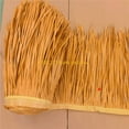 Installation of fast thatch long thatch tile plastic thatch woven straw ...