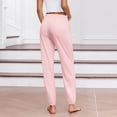 thumbnail image 4 of lmcalzta Womens Sweatpants Lounge Joggers Athletic Yoga Pants with Pockets Lightweight Drawstring, 4 of 9