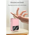 thumbnail image 3 of Case for Samsung Flip 3 Case with Ring, Z Flip 3 Case Hinge Protection, Flip Z 3 Case Shockproof Magnetic Attraction Hinge Protective Case Compatible with Galaxy Z Flip 3 5G, Pink, 3 of 12