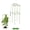 A, variant on HOARBOEG Heavy Duty Tomato Cage, Cucumber Trellis - 59 Inch Tall Fiberglass Plant Support Stakes, 4-Corner Climbing Frame for Vegetables, Rust-Proof Garden Stake for Tomato, Cucumber, Peas Outdoor