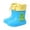 Z01 Blue, variant on Kids Rainboots Toddler Rain Boots Baby Easy-On Rain Shoes for Boys and Girls Waterproof Lightweight Outdoor Size 3.5C - 4C (Yellow,3.5C - 4C)