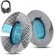 thumbnail image 1 of wonima44 Cooling-Gel QuietComfort 35 / QC35 ii Fabric Replacement Ear Pads for Bose Headphones, Compatible with Bose QC45 QC25 QC2 QC15/ Around-Ear 2 AE2i AE2w/ SoundTrue & SoundLink Series, Blue, 1 of 1