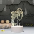 thumbnail image 1 of Agiferg 3D USB Acrylic Night Light LED Table Desk Bedroom Decor Gift Warm White Lamp, 1 of 2
