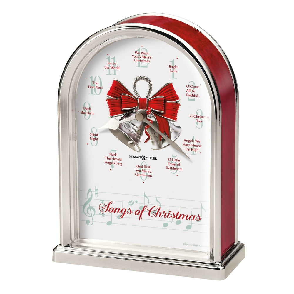 Howard Miller Songs of Christmas Table Clock 645-820 – Holiday Carol ...
