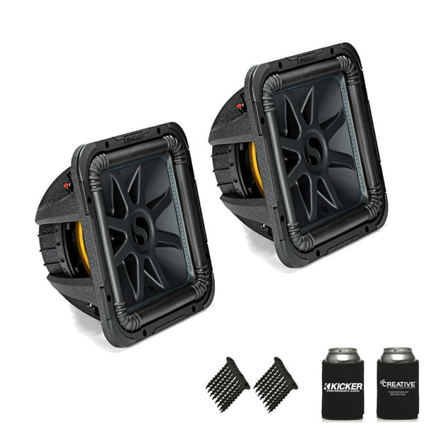 Kicker 44L7S124 Solobaric L7 12" Subwoofers Bundle Dual 4Ohm Voice
