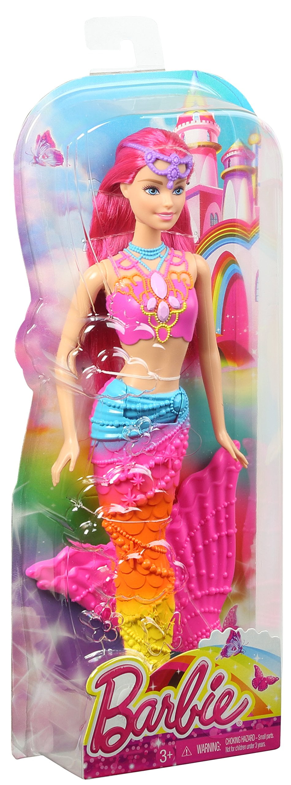 barbie mermaid doll rainbow fashion