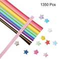 thumbnail image 1 of Colorful Origami Star Paper Strips Solid Color DIY Crafts Decorations Gift Kindergarten Teaching Materials, 1 of 8