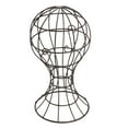 thumbnail image 4 of Peluca Negra Estable, Soporte de Exhibición de Dobladillo de Hierro Negro, Gorro de Cabeza de Maniquí, Organizador de Soporte para El Cabello Baoblaze exhibición del sostenedor del sombrero, 4 of 7