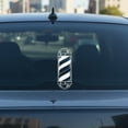 thumbnail image 2 of BarberMate® Barber Pole Vinyl Car Decal White (4 Pack), 2 of 3