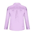 thumbnail image 4 of Plus Size Tops Womens Button Down Blouses Blouse Satin Silk Shirts Casual Loose Long Sleeve Office Work Tunic Tops, 4 of 9