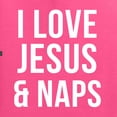thumbnail image 6 of Wild Bobby, I Love Jesus & Naps Inspirational/Christian Unisex Graphic Hoodie Sweatshirt, Neon Pink, X-Large, 6 of 6
