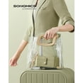 thumbnail image 2 of Joyero SONGMICS Travel de 2 capas, color verde laurel, UJBC166C02, 2 of 8