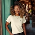 thumbnail image 3 of Dalix Astronaut Embroidered Lightweight Relaxed Jersey Tee Summer Cute Space Womens in Natural S Small, 3 of 5
