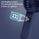 thumbnail image 4 of Ventilador, Ventilador de techo, Ventilador de escritorio, Ventilador portátil Ventilador plegable con pantalla digital Ventilador pequeño recargable USB de 5 velocidades Ventilador portátil de mano V, 4 of 8