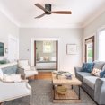 thumbnail image 4 of Ceiling Fan 52-Inch Ceiling Fan, Flush Mount, Remote Control, Wood Blades, Modern Indoor/Outdoor Fan for Bedroom, Patio, 4 of 11