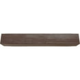 thumbnail image 4 of Ekena Millwork 4"W x 6"H x 12'L 3-Sided (U-beam) Sandblasted Endurathane Faux Wood Ceiling Beam, Aged Pecan, 4 of 12