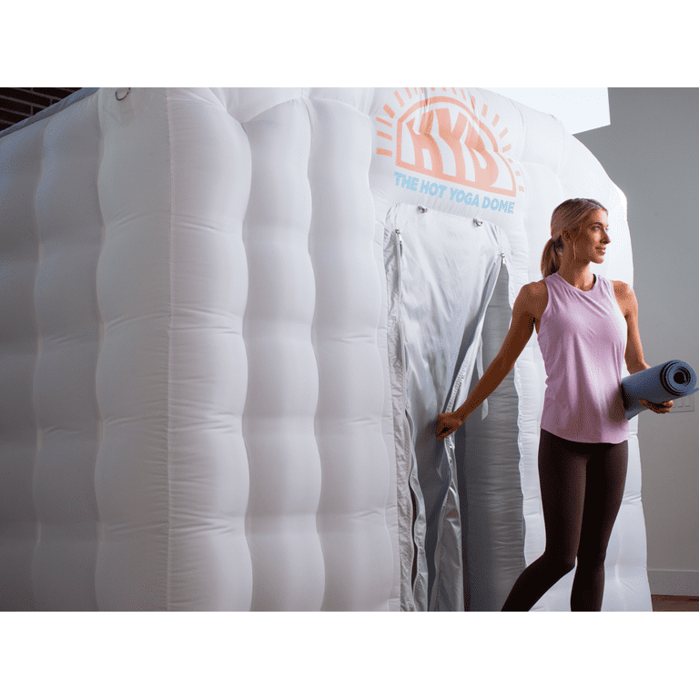 The Hot Yoga Dome  Portable Lightweight & Easy Set Up Inflatable