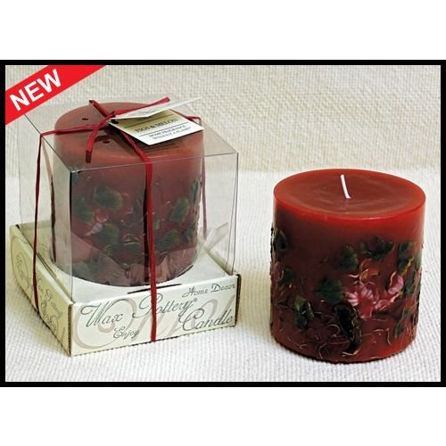 Habersham Mahogany Apple Luminary Candle