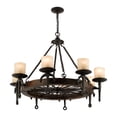 thumbnail image 5 of Livex Lighting Cape May Chandelier in Olde Bronze, 5 of 11