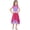 A Hot Pink&Lavender, variant on CHICTRY Kids Girls Lyrical Worship Dance Dress Contrast Color Ballet Dress Ballroom Dance Performance Costume A Hot Pink&Lavender 10