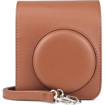 elitegadget PU Case for Fujifilm Instax Mini 40 Instant Camera, PU Bag Cover with Removable Strap Camera Case (Brown)