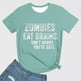 thumbnail image 3 of Fesfesfes Womens Tshirts Graphic Fashion Women's Casual Short Sleeve Round-Neck Printed Ladies Tops Blouse Womens Work Tops S(US:4), 3 of 5