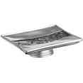 thumbnail image 1 of Popular Bath Ensemble de Rideau de Douche 5 Pcs Sinatra Argent et Accessoires de Bain en Résine, 1 of 6