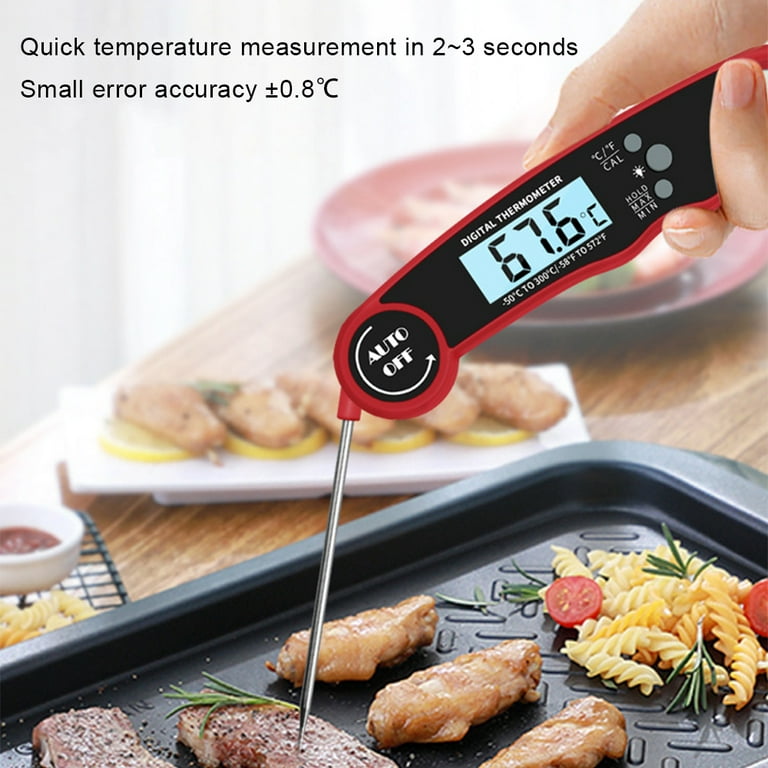 Digital Meat Thermometer Cooking Food Kitchen BBQ Probe Water Milk
