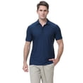 thumbnail image 2 of Damipow Men's Golf Shirts for Men | Short Sleeve Performance Polo Shirts for Men | Quick Dry Fit | Moisture Wicking |Sizes S-3XL, 2 of 6
