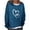 Blue, variant on YUNAFFT Women Print Round-Neck Long Sleeve Loosen Tops Girls' fashion love graphic T-shirt Single Hooded Sweatshirts PulloverValentine's day Blouse