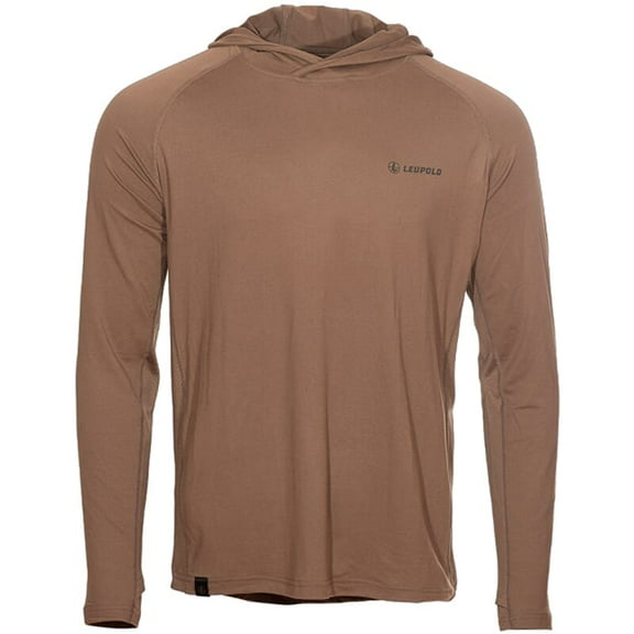Leupold MOAB Pro Hoodie, Otter, Large, Lightweight, Breathable, UPF 50, compound, Outdoor Apparel (185279)