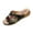 Black, variant on LOVZFMLL Women's Wedge Sandals Slip On Open Toe Comfort Walking Slides Outdoor Beach Vacation Summer Casual Footwear Black 6