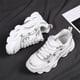thumbnail image 4 of COMENDIDAS Sneakers Women Lace-Up Plataforma para interiores al aire libre, 4 of 9