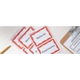thumbnail image 5 of Office Depot Name Badge Labels, 2 11/32in. x 3 3/8in., Red Border, Pack Of 100, OD98837, 5 of 8