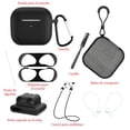 thumbnail image 2 of Funda y kit de accesorios 9 en 1 para Airpods 3 negro Gadget Collection Mx GC-FKAA3, 2 of 5