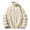White, variant on JTieacloth Men's Jacket Male Patchwork Jacket Outerwear Teddy With Stand Up Collar Winter Jacket Sweat Jacket With Zip Black