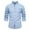 Light Blue, variant on Mens Dress Shirt Regular Fit Long Sleeve Button Down V Neck Shirts with Pocket, Casual Solid Color Rugged Flex Relaxed Polo Oxford Shirt for Men