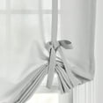 thumbnail image 4 of Mainstays Tie up Balloon Shade Pole Top, Soft Silver, Polyester, Recycled Poly, 42"W x 63"L, 1 Piece, Indoor Curtain, Adult, 4 of 5