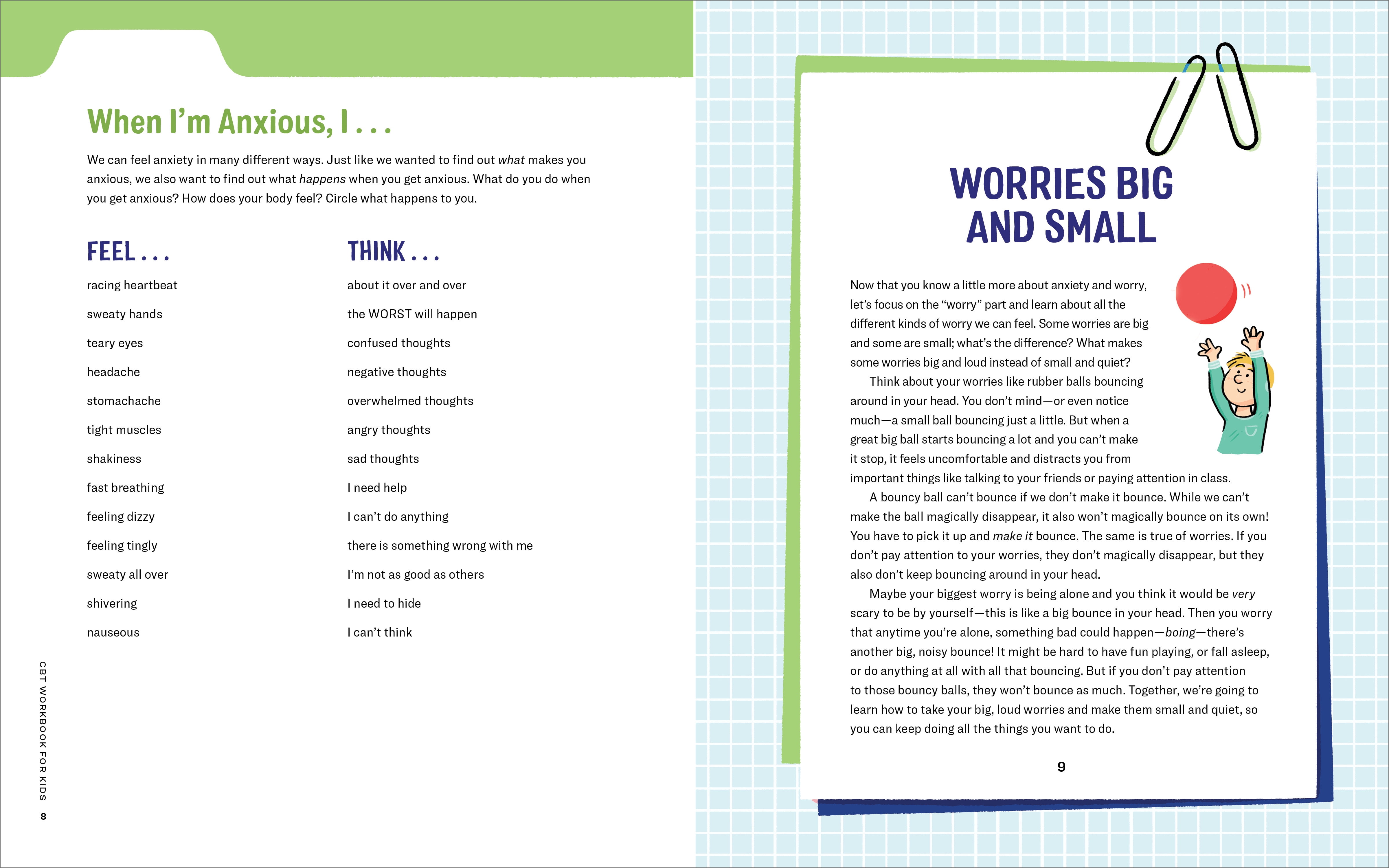 Health and Wellness Workbooks for Kids: CBT Workbook for Kids (Spiral Bound)