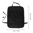 thumbnail image 2 of OULII Back Seat Car Organizer Black Epe Material Kick Protector for Cars Suvs Trucks and Minivans, 2 of 6