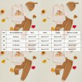 thumbnail image 4 of TOWED22 Newborn Baby Boys Girls 1st Halloween Outfit Long Sleeve Romper Pants Hat Set 3Pcs Fall Clothes,0 M, 4 of 8