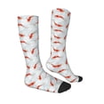 thumbnail image 3 of Vsdgher Koi Fish Corals,Spring Summer Print Thigh High Socks Extra Long Stretchy Sock Women Over Knee High Opaque Stocking Daily Wear, 3 of 5
